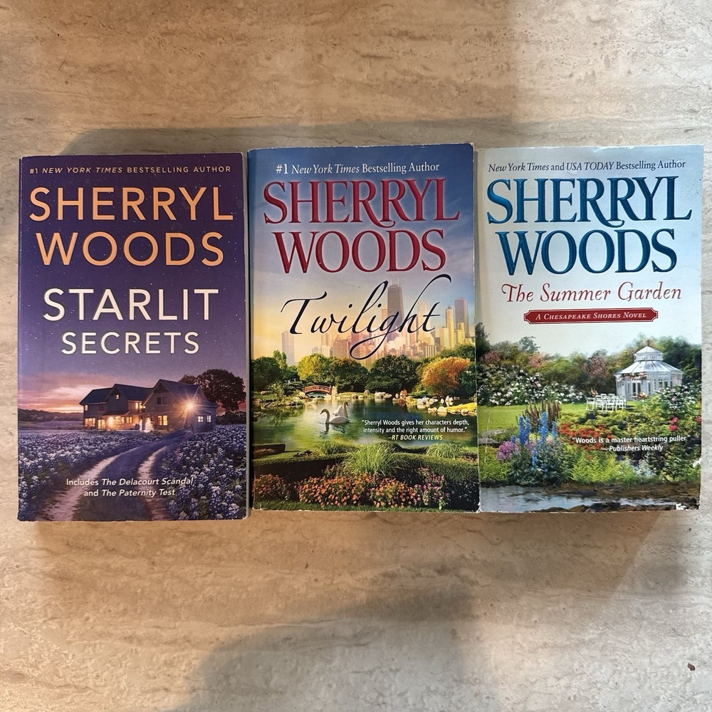 Lot Of 3 Sheryl Woods Paperback Books Contemporary‎ Small Town Romance